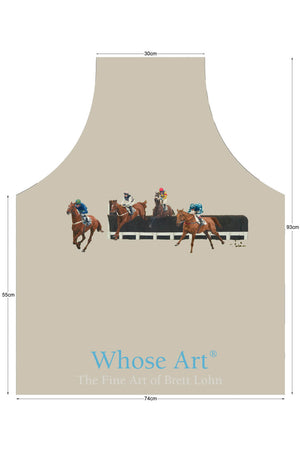 horses racing apron featuring cheltenham races picture