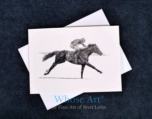 Auguste Rodin - Epsom Derby Winner - Greeting Card