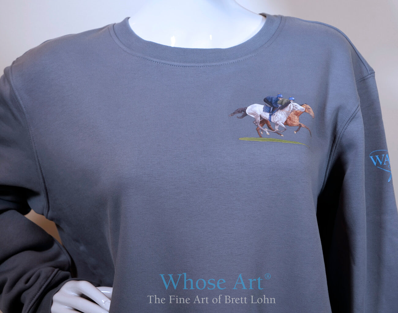 Equestrian crewneck sweatshirt sale