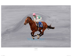 racehorse art print of Frankel the horse