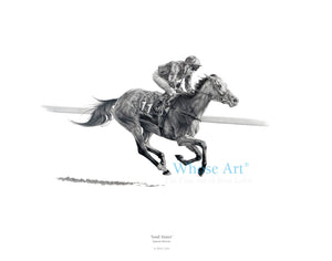 horse racing art print Epsom Oaks