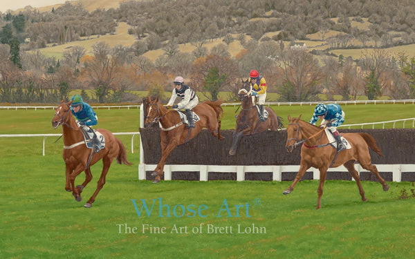 Cheltenham Festival Art Print | Horse Racing Canvas Print