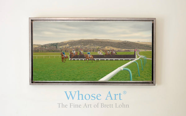 Cheltenham Festival Art Print | Horse Racing Canvas Print